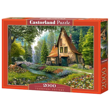 Castorland Toadstool Cottage Jigsaw Puzzle - 2000 Piece C-200634-2